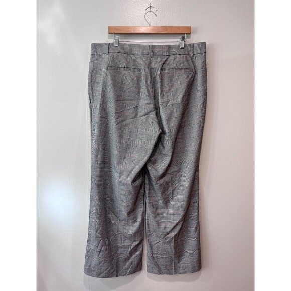 Loft Plus Womens High Waist Glen Plaid‎ Trousers Size 16 - Picture 4 of 10